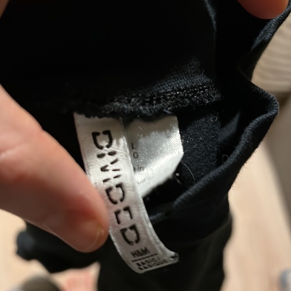 Black Mock Neck Tee - Picture 2 of 2